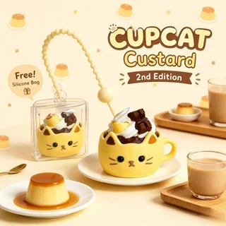 ของเล่นกดปลายนิ้วคลายเครียด พวงกุญแจเค้กแมวน่ารัก กดได้มีแสง สวยเก๋ สั่ง COD