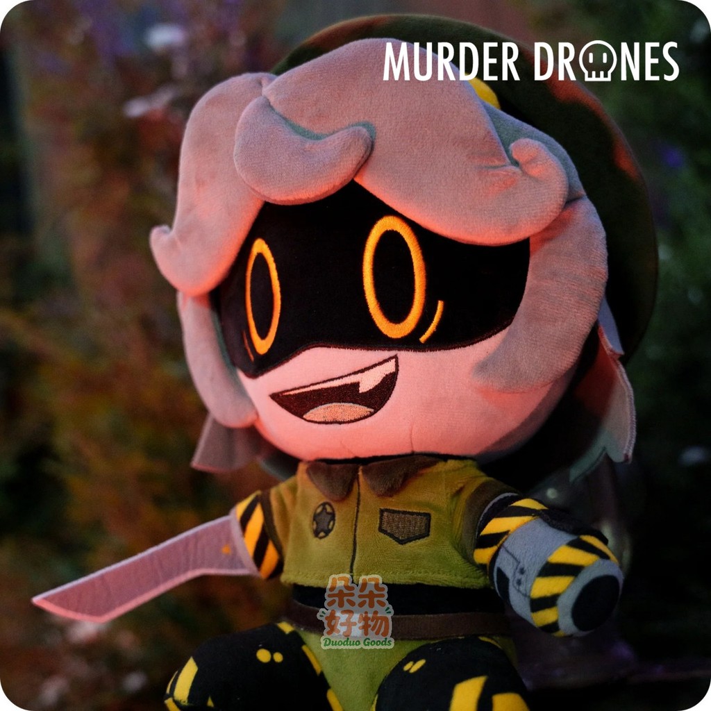 คลังสินค้าพร้อม สินค้าของแท้อย่างเป็นทางการ MURDER DRONES Inorganic Killer ตุ๊กตาจี้ตุ๊กตา V Camping