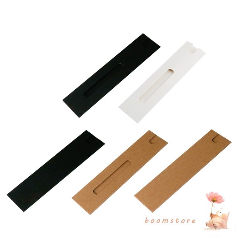 Boom KraftPaper Paper Pen Box Pen Holder Box เป็นมิตรกับสิ่งแวดล้อม 50 ชิ้น