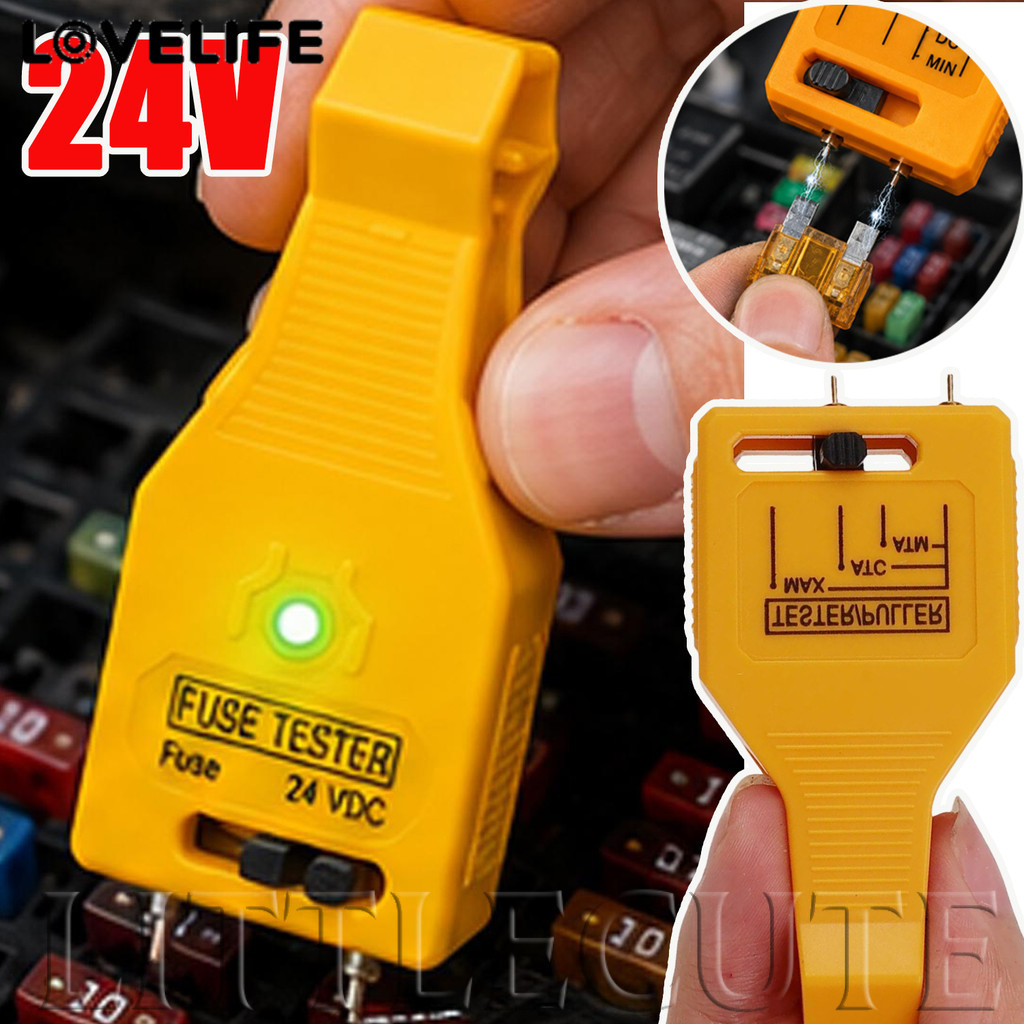 [AUTO & 3C] รถ Multi-Functional Fuse Tester Blade Checker Puller พร้อมเครื่องมือถอดไฟทดสอบประเภท Circuit Puller Universal DC24V /ราคาดี