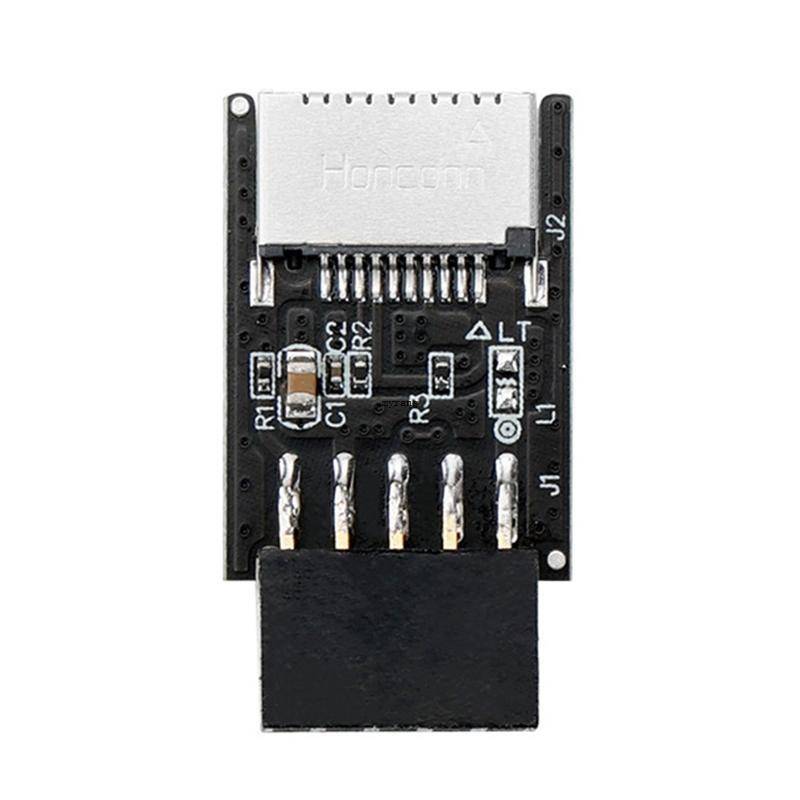 MG Type-E Female to USB 2 0 9 PIN Female Adapter เมนบอร์ด Header ภายใน