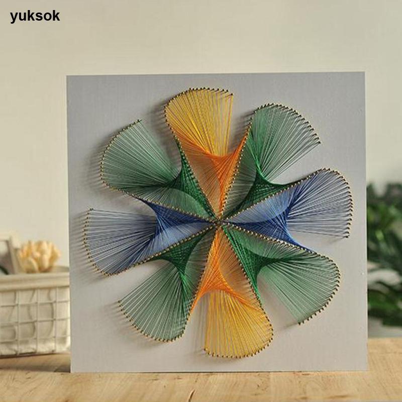 [yuksok] String Art Kit Craft Set String Art & Nails Thread Art Thread Graphics