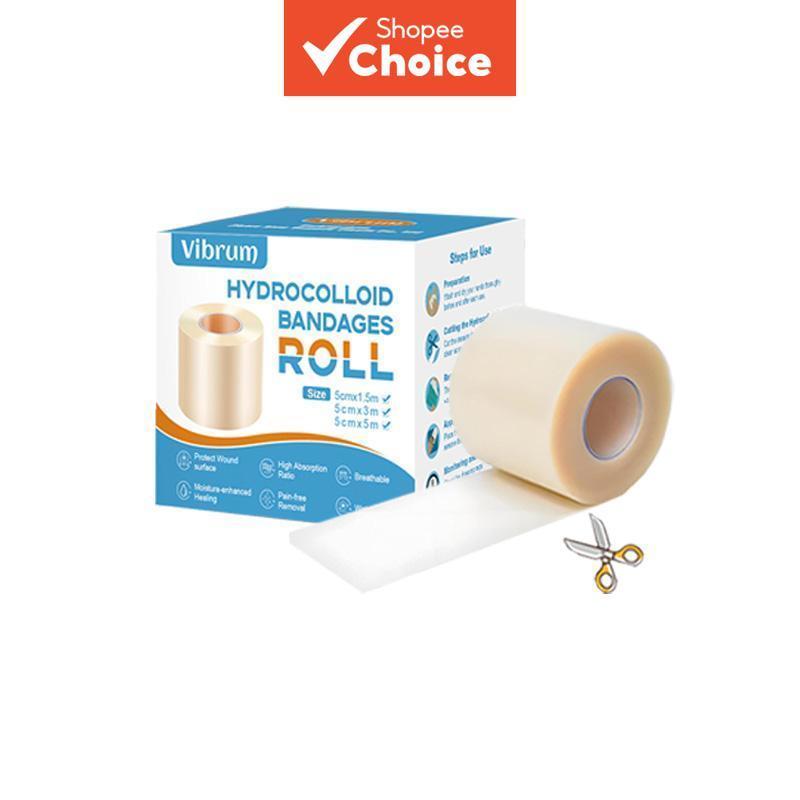 Hydrocolloid Scar Sheets Roll กันน้ําเทปยืดหยุ่นสําหรับส่วน C Burn Keloid สิวผ่าตัดผิวซ่อม