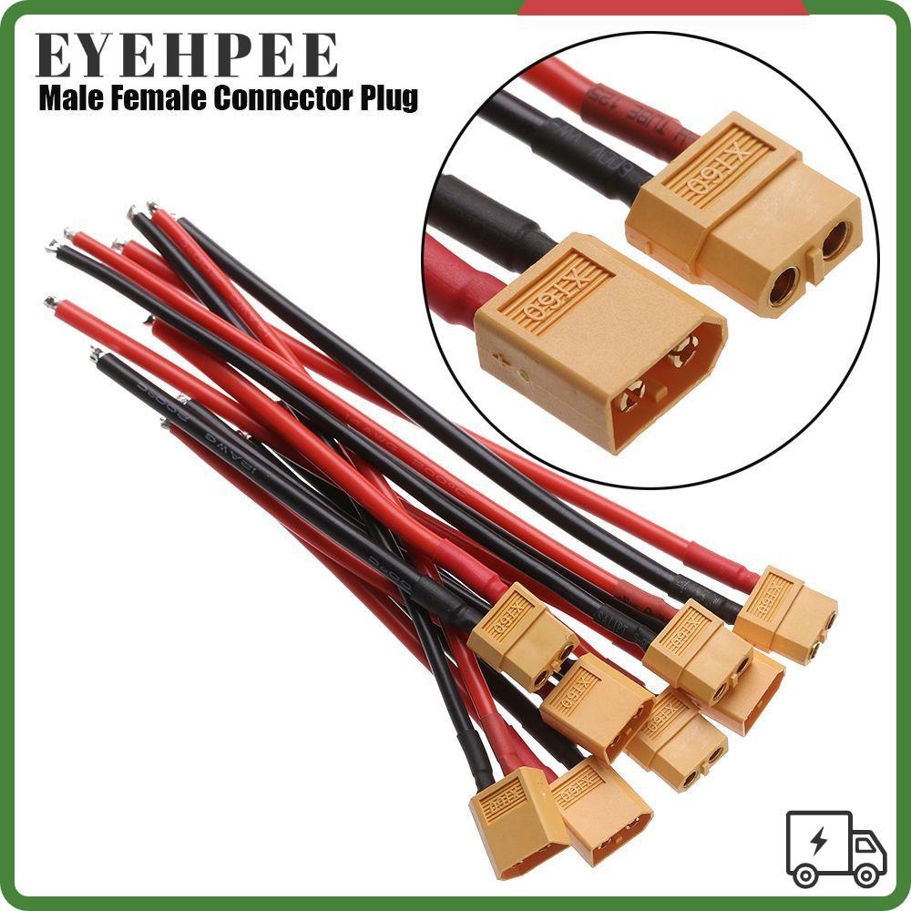 SERENDI XT60 Connector Plug Model Accessories 12 AWG/14 AWG Wires Hot Female / male