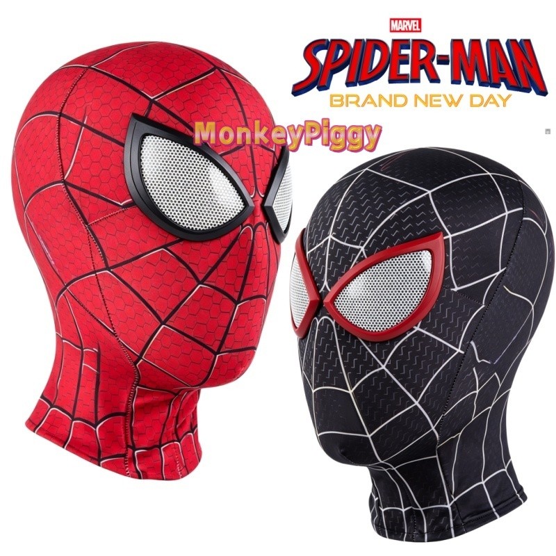 หนึ่งขนาดเหมาะกับ Spider-Man 4 หน้ากาก PETER PARKER คอสเพลย์หน้ากาก Spiderman เครื่องแต่งกาย Props Party Carnival แต่งตัว