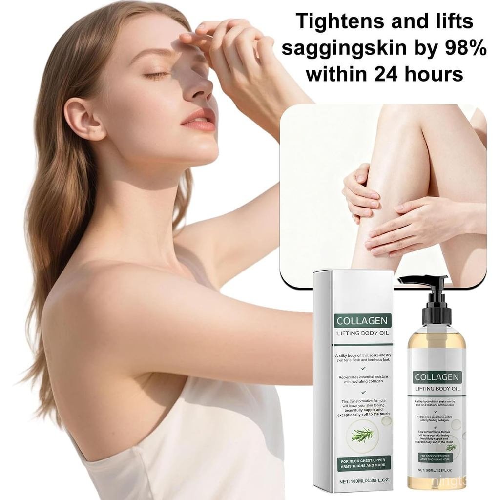 Collagen Lifting Body Oil หลังจากอาบน้ํา, Hydrating Collagen Oil สําหรับ Body, Moisturizing Anti Agi