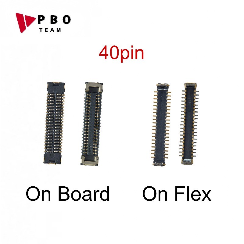 JDT 10/30pcs 40Pin Charger Plug On Board USB ชาร์จ FPC Connector สําหรับ Xiaomi Redmi 8 8A 9 หมายเหต