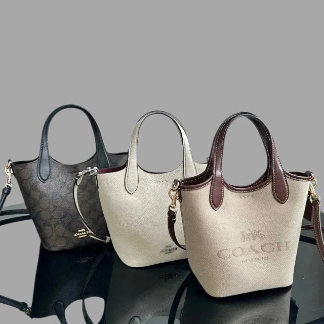 Bucket Bag Bucket ตะกร้าผักสีทึบหนังแท้ไหล่Messengerกระเป๋ากระเป๋าถือCR169ผ้าCR168 Full Leather CR26