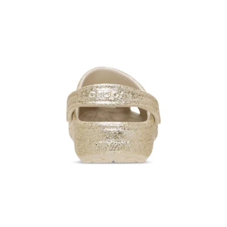 CROCS รองเท้าลำลองผู้ใหญ่ CLASSIC CHUNKY GLITTER CLOG รุ่น 212049-0LH - SANDSTONE