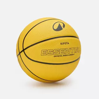 Decathlon Beginners' Size 5 Basketball ลูกบาสเกตบอลเบอร์ 5 สำหรับผู้เริ่มต้นที่อายุไม่เกิน 10 ปี รุ่น R100 - Yellow