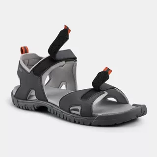 Decathlon Walking Sandals Men'S รองเท้ารัดส้นสำหรับผู้ชายใส่เดินรุ่น Nh100 - Grey