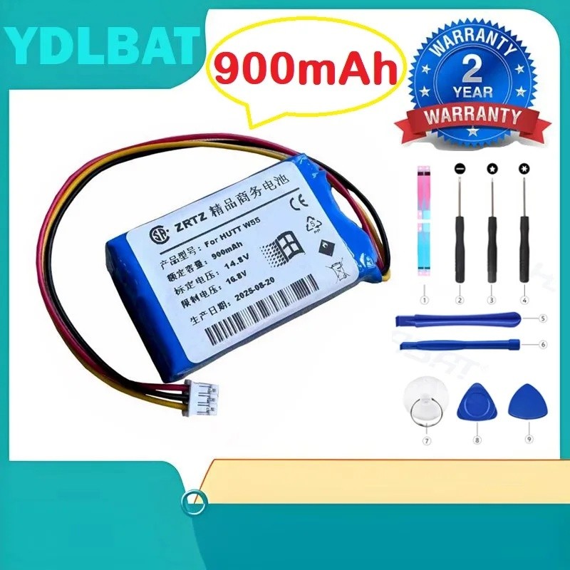 ZRTZ แบตเตอรี่ 900mAh สําหรับ HUTT W55 W66 DDC55 DDC51 DDC5 C6 443048-4S G104 PL443048-4ส หุ่นยนต์ทํ
