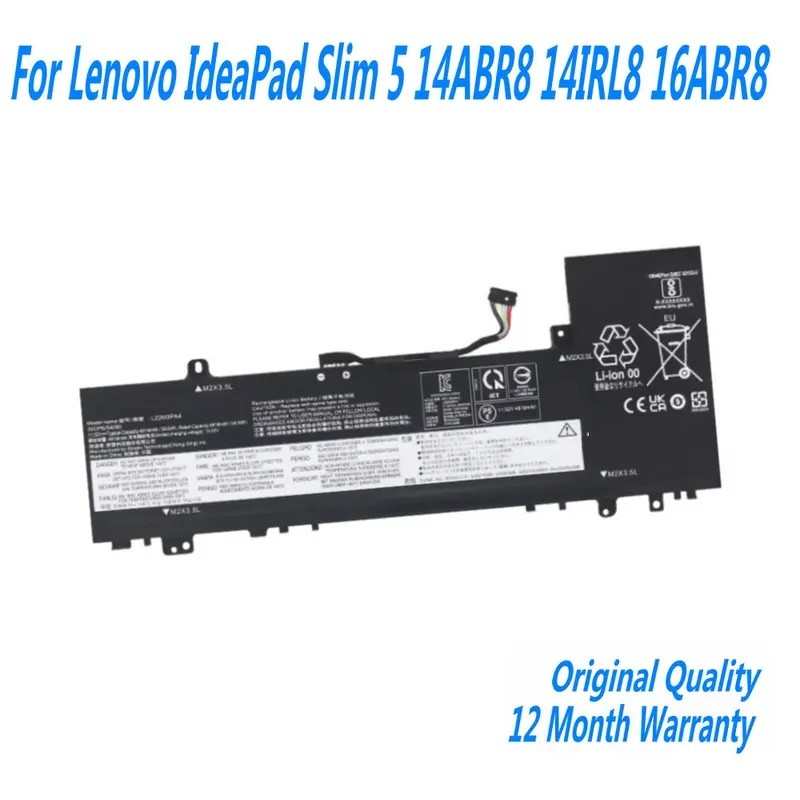 11.52V 56.6Wh L22L3PA4 แบตเตอรี่แล็ปท็อปสําหรับ Lenovo IdeaPad Slim 5 14ABR8 14IRL8 16ABR8 5B11K3935