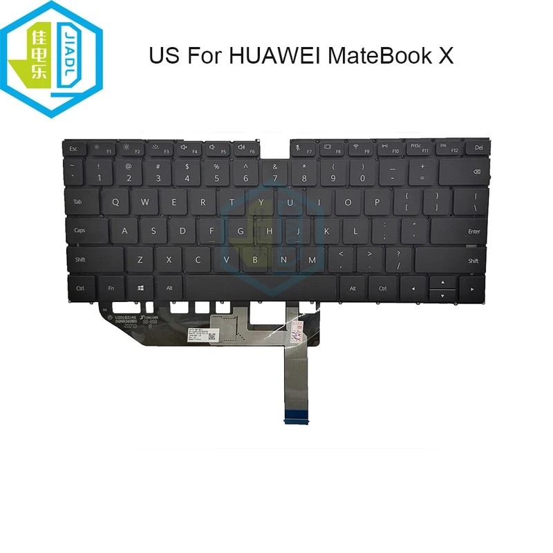 US Backlit แป้นพิมพ์แล็ปท็อปสําหรับ Huawei Matebook X 2020 EUL-W19P EUL-W19 EUL-W29 USA ภาษาอังกฤษ B