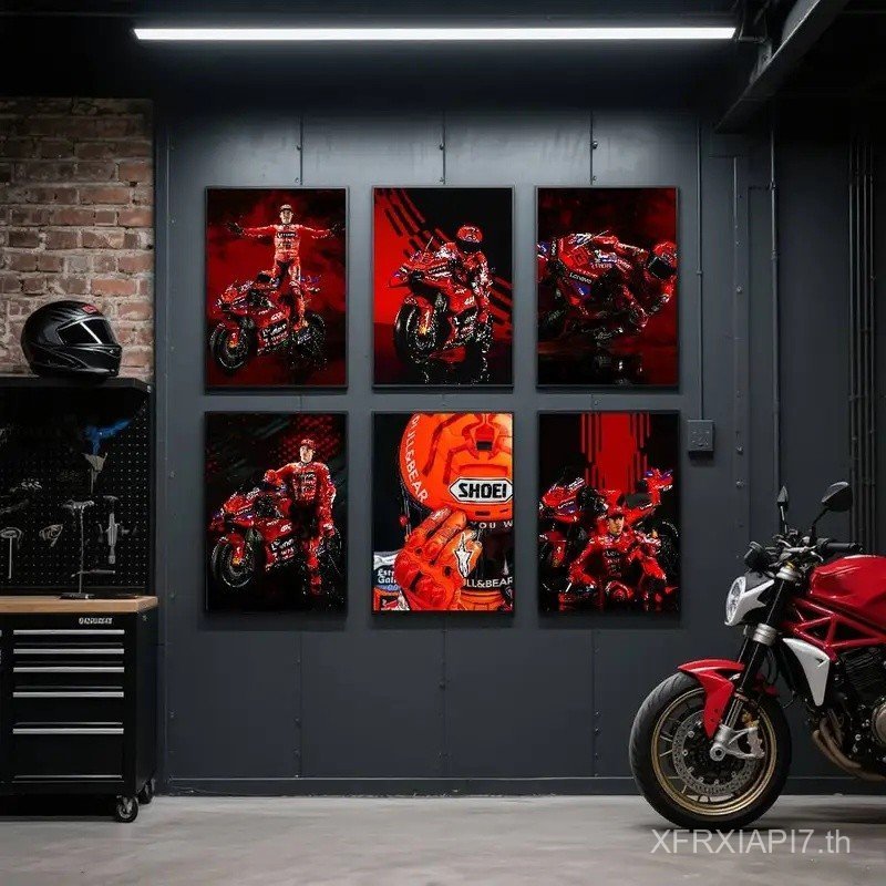 25 moto gp winner M-Marc 93 โปสเตอร์พิมพ์อะนิเมะสไตล์ Home Decor Ideal Perfect Room Decor สํานักงานห