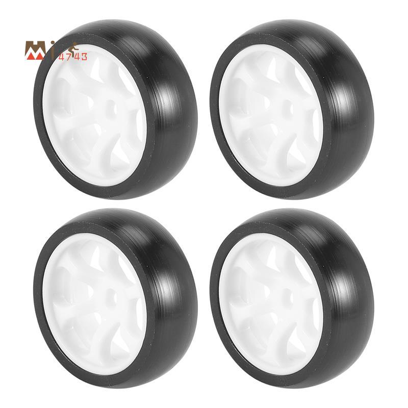 Mi4743i4ชิ้นพลาสติกแข็งดริฟท์ยางTyreล้อสําหรับ  284131 K969 K989 P929 Mini-Z Mini-Q Mini-D 1/28 RC ร