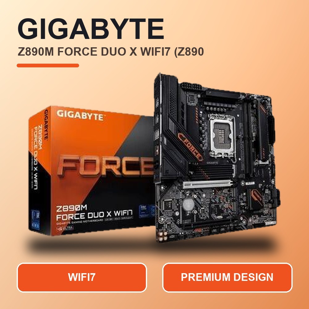 GIGABYTE Z890M FORCE DUO X WIFI7 (Z890 1851 MicroATX) motherBoard Japan Import Original