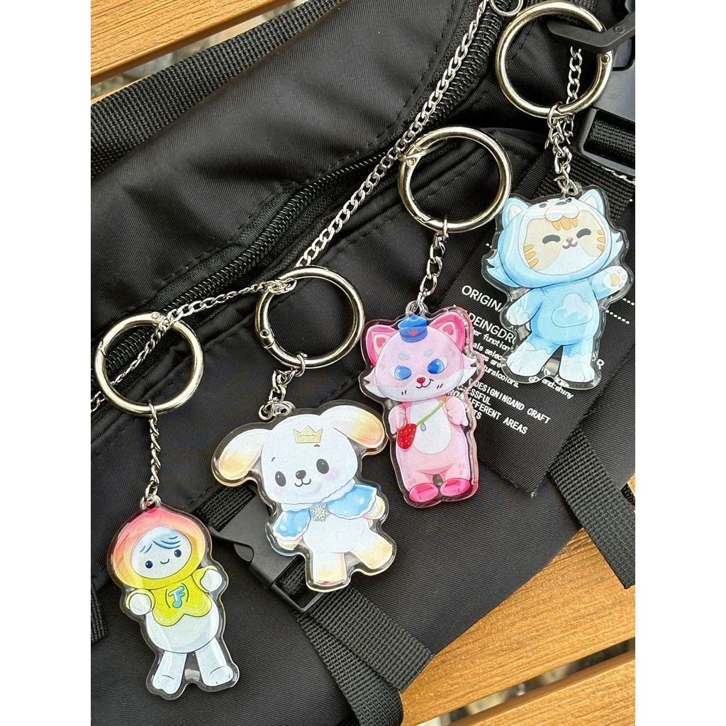 KNP อะคริลิค Keychain พวงกุญแจDMDLand3 Doll Style Acrylic keychain dmd shop ของตกแต่งแขวน Ohae Rainy
