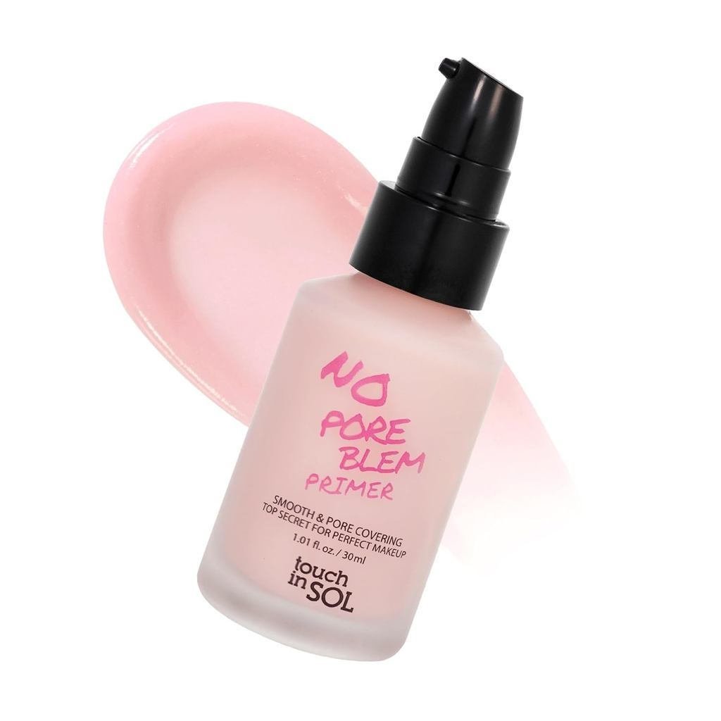 TOUCHINSOLNoPoreblemPrimer–PorePrimerforเกาหลีMakeup,MattifyingPrimerforOily,Pores,BlurringFinishFin