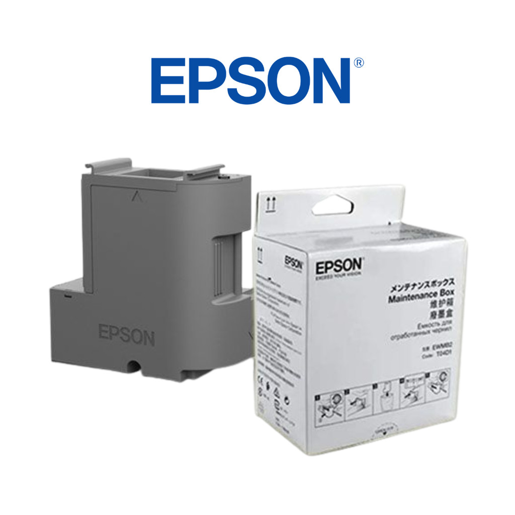 (มีส่งด่วน) EPSON T04D100 Maintenance Box กล่องฟองน้ำซับหมึก ของแท้ T104D1 กล่องซับหมึก รับประกัน 1 