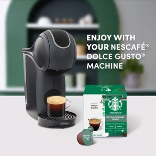 STARBUCKS BY NESCAFE DOLCE GUSTO เนสกาแฟ โดลเช่ กุสโต้ แคปซูลกาแฟ LUNGO PIKE PLACE ไพค์เพลส 12แคปซูล/กล่อง (1 กล่อง)