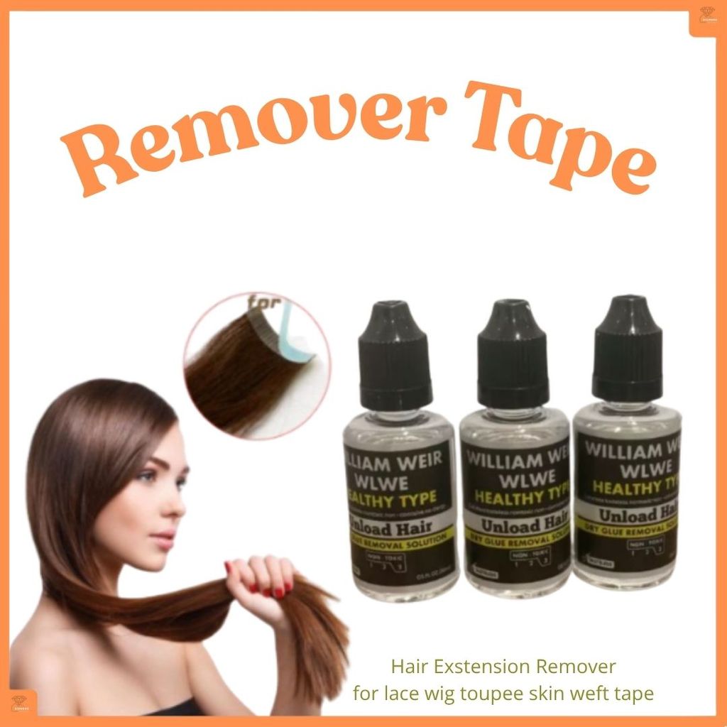 WLWE Lace Tape Remover 30ml Toupee Wig Glue Cleaner / DMO Hair Wig Glue Remover