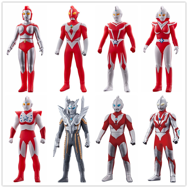 Bandai EX Ultraman Soft Rubber Aguruli Bute Busi Diga Glow Sairo Gene Nonai Osseven