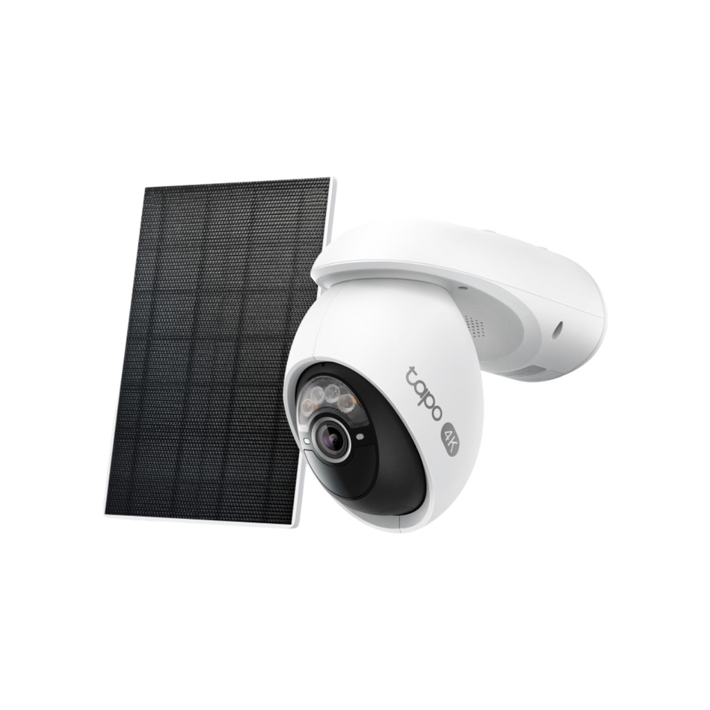 TAPO C660 KIT กล้องวงจรปิด 4K 8MP พร้อมแผงโซลาเซลล์ Pan/Tilt Security Camera Kit