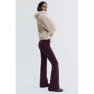 H&M(เอชแอนด์เอ็ม) กางเกงทรงบาน Women Flared trousers 1314577_1
