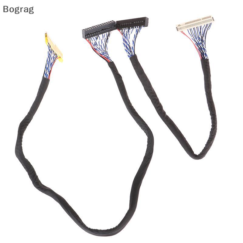[Bogr] สาย LVDS FIX-30P-S6 30pin double 2 ch 6bit dual 6bit LCD แผงหน้าจอ COD