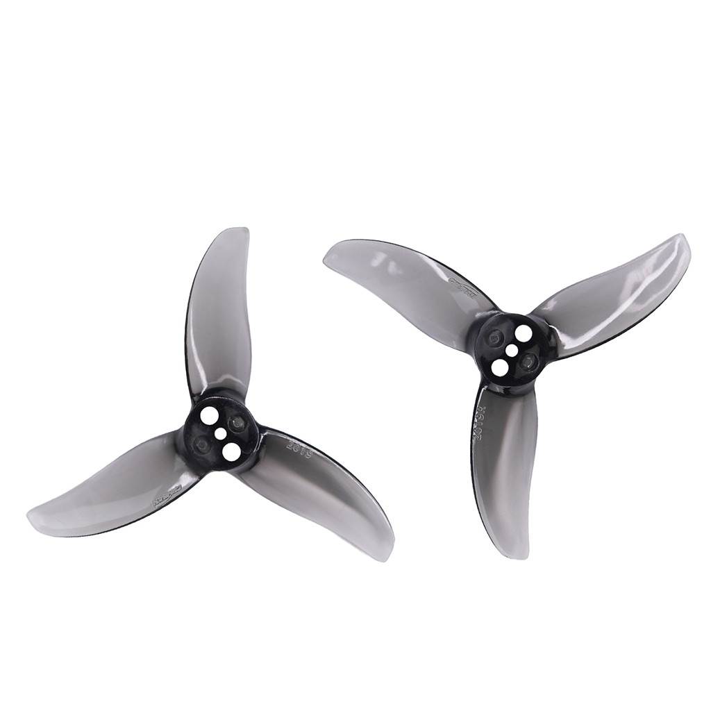 GEMFAN 8 คู่ CW + CCW 2019 3 ใบมีด PC ใบพัด 1.5 มม.รูยึดสําหรับ 1202 มอเตอร์สําหรับ 2 นิ้ว FPV RC Qu