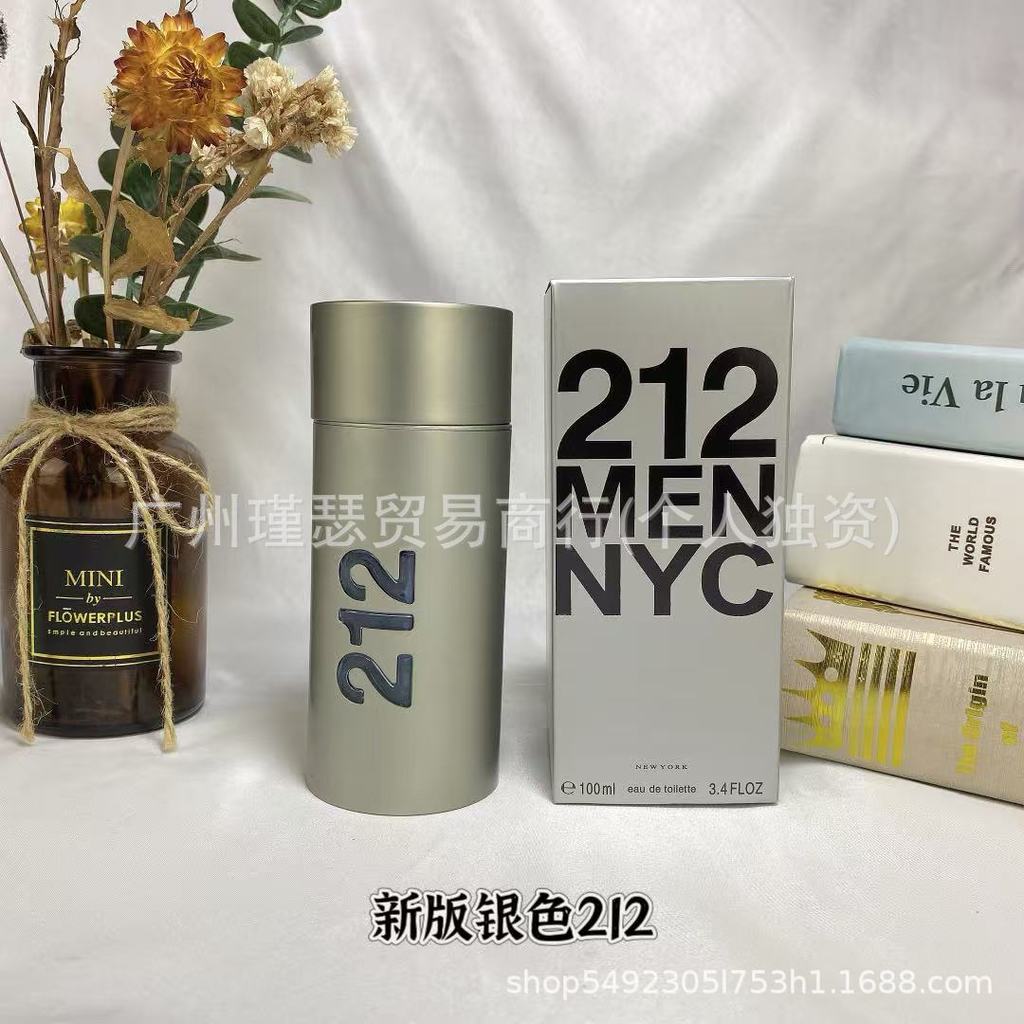 น้ําหอมสไตล์ใหม่เงิน 212 สีชมพู 212 Sense Ladies 212vip Sense Party Black Party20260819 新款香水银色212粉色2