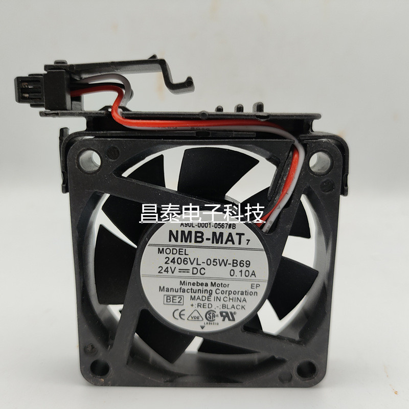 ใหม่เอี่ยม NMB 2406VL-05W-B69 A90L-0001-0567#B พัดลมโฮสต์ FANUC