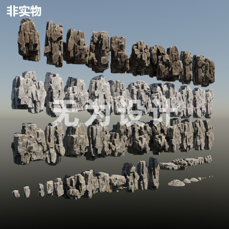 เครื่องปั่น หน้าผาการกําหนดค่าต่ํา-Obj-Fbx Format