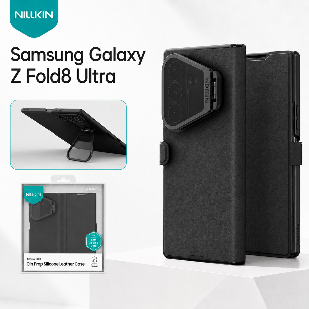 Nillkin เคสแม่เหล็ก สําหรับ Samsung Galaxy Z Fold 8 Ultra Fold8 with Card Slot กันกระแทก CA4022