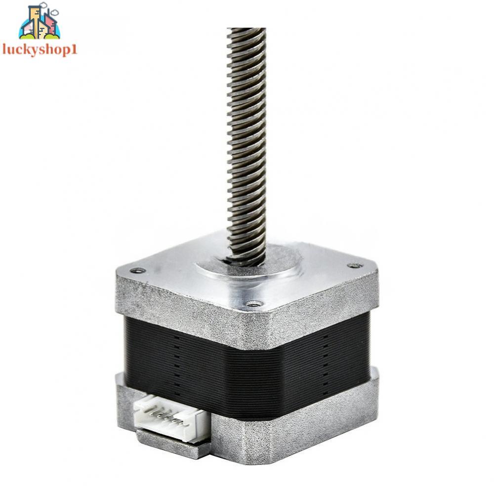 42 มม.NEMA17 Stepper Motor 17HS4401S ออกแบบมาสําหรับ T8 Linear Screw 300 มม.