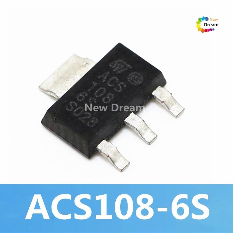 10pcs ACS108-6SN-TR ACS108-6SN ACS108 patch SOT-223 thyrtor ACS1086S เชื่อม