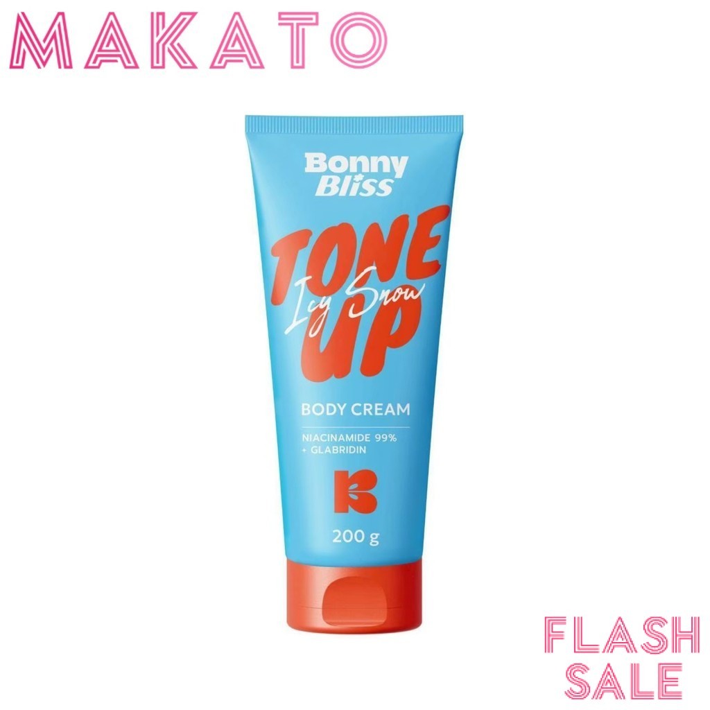 [ Flash Sale ] Bonny Bliss Icy Snow Tone Up Body Cream บอนนี่ บลิส โทนอัพ ติดทน ไม่ติดเสื้อ เนื้อบาง ขนาด 200ml