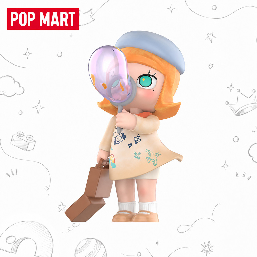 POPMART MOLLY Dream Chasing Bubble Figure ของเล่นเครื่องประดับของขวัญ