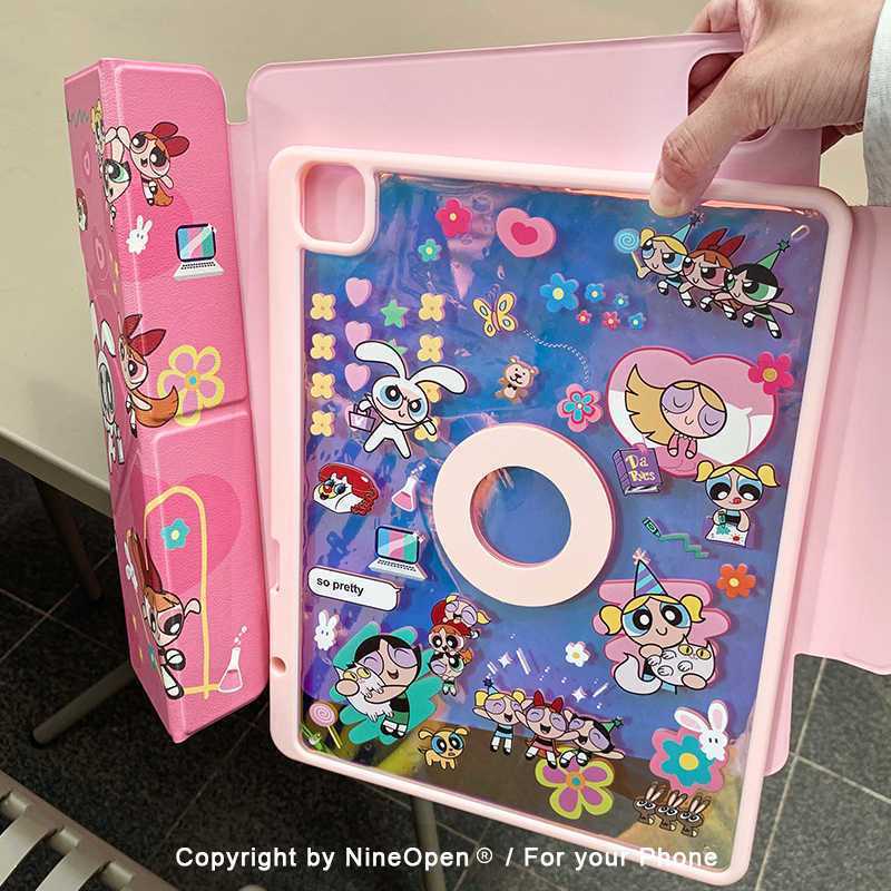 เลเซอร์กระต่ายตํารวจตัวน้อยiPad 10th Generationแท็บเล็ตแยกแม่เหล็กPro Hard 789 อะคริลิคAir6 แยก 11 ห