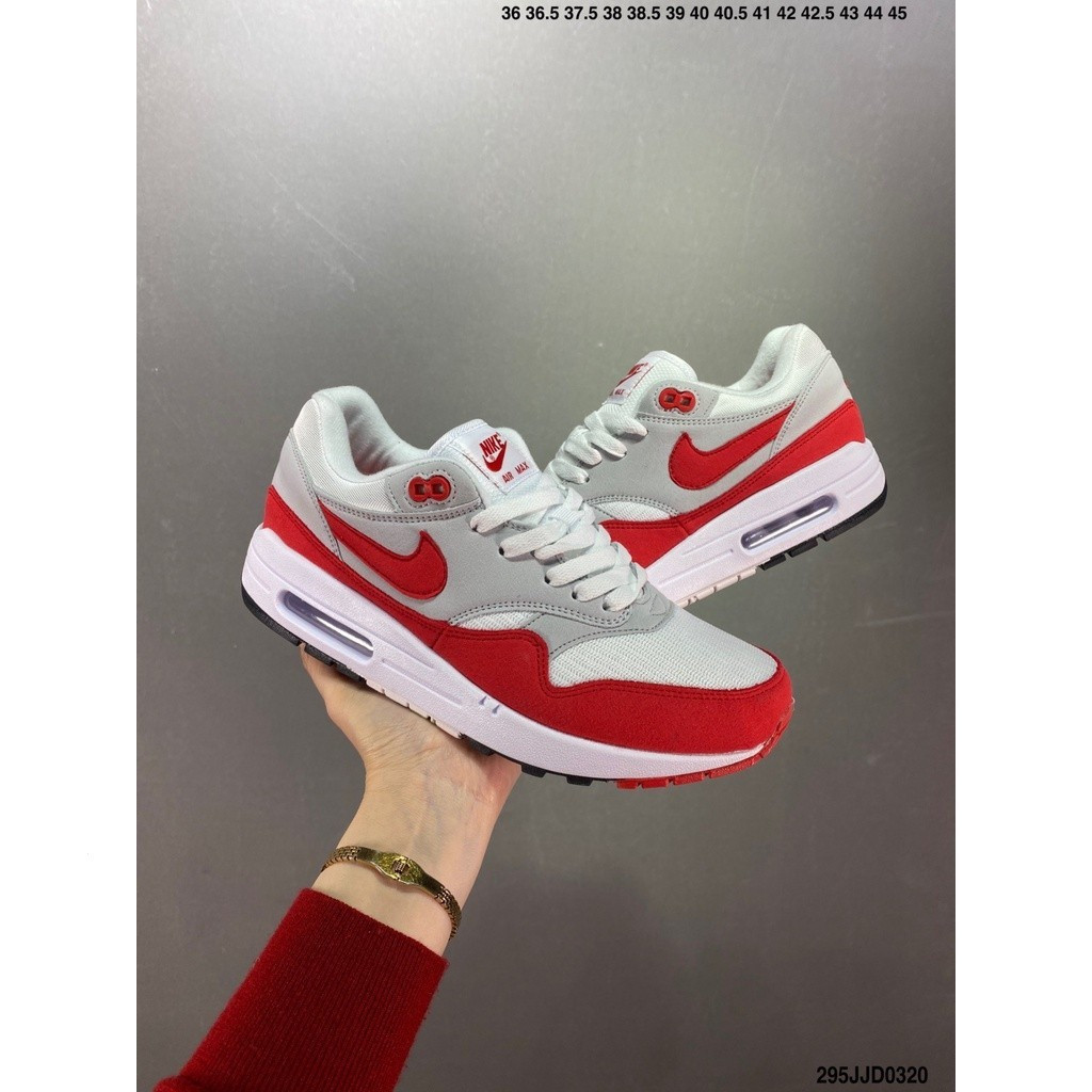 ขายสต็อกพร้อมชั้นนํา Air Max 1 Sketch X AJ 3M Joint 87 Yuan รองเท้าวิ่งเบาะขนาดเล็กวินเทจ 0320111051