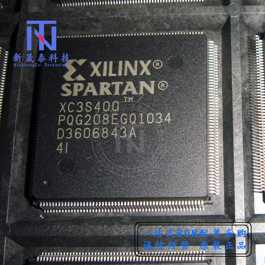 ของแท้ XC3S400-4PQG208C Patch QFP208 FPGA-ชิป IC Logic ได้