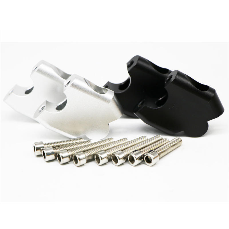 พรีเมี่ยม-รถจักรยานยนต์ CNC Handlebar Riser Clamp อะแดปเตอร์บาร์สําหรับ honda CB500X CB500F NC700 NC