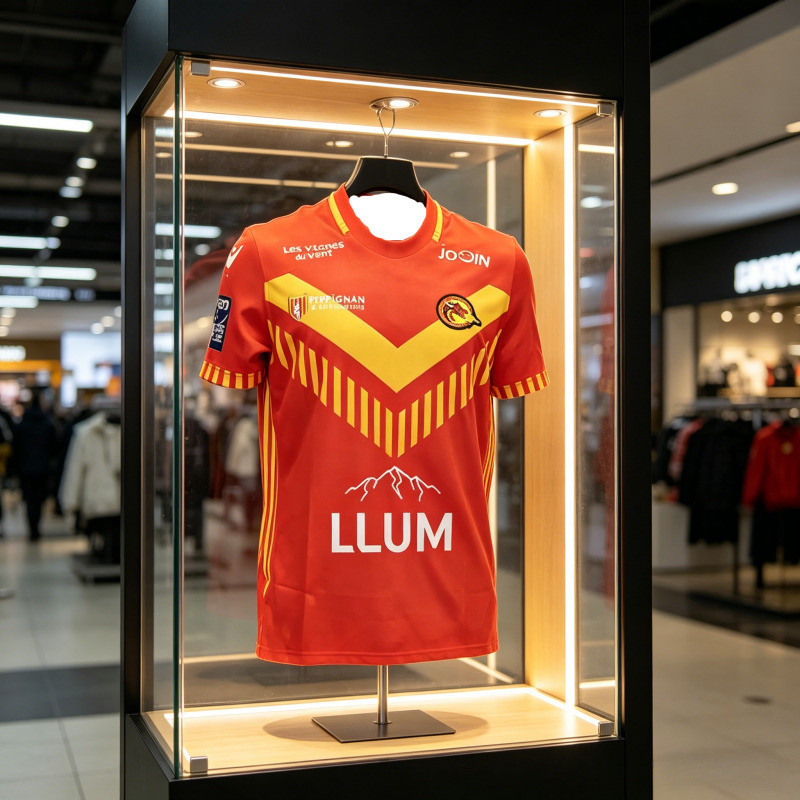 ที่ขายดีที่สุดอังกฤษยอดนิยม Dragons Katalan Rugby Jersey Men British Rugby Casual Quick-Drying Train