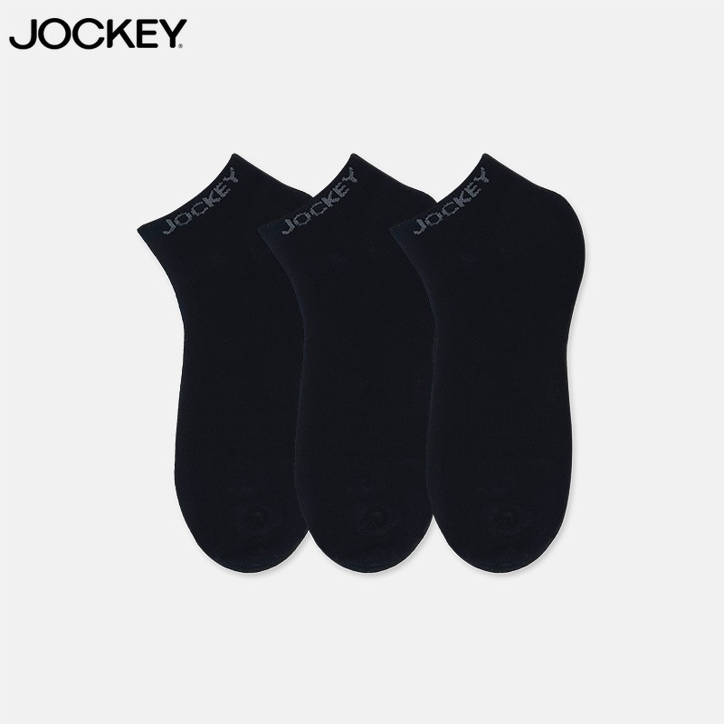 Jockey 3 คู่ถุงเท้าข้อเท้าผู้ชาย Bamboo Elastane JMS308681AS1-F