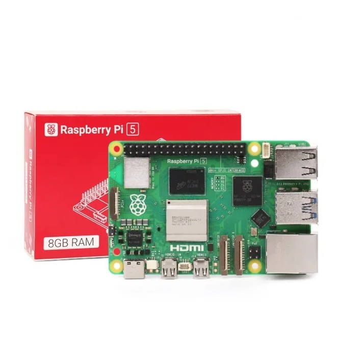U0BK Raspberry Pi 5th Generation Raspberry Pi 5 Development Board AI Starter Kit PCIe การเขียนโปรแกร
