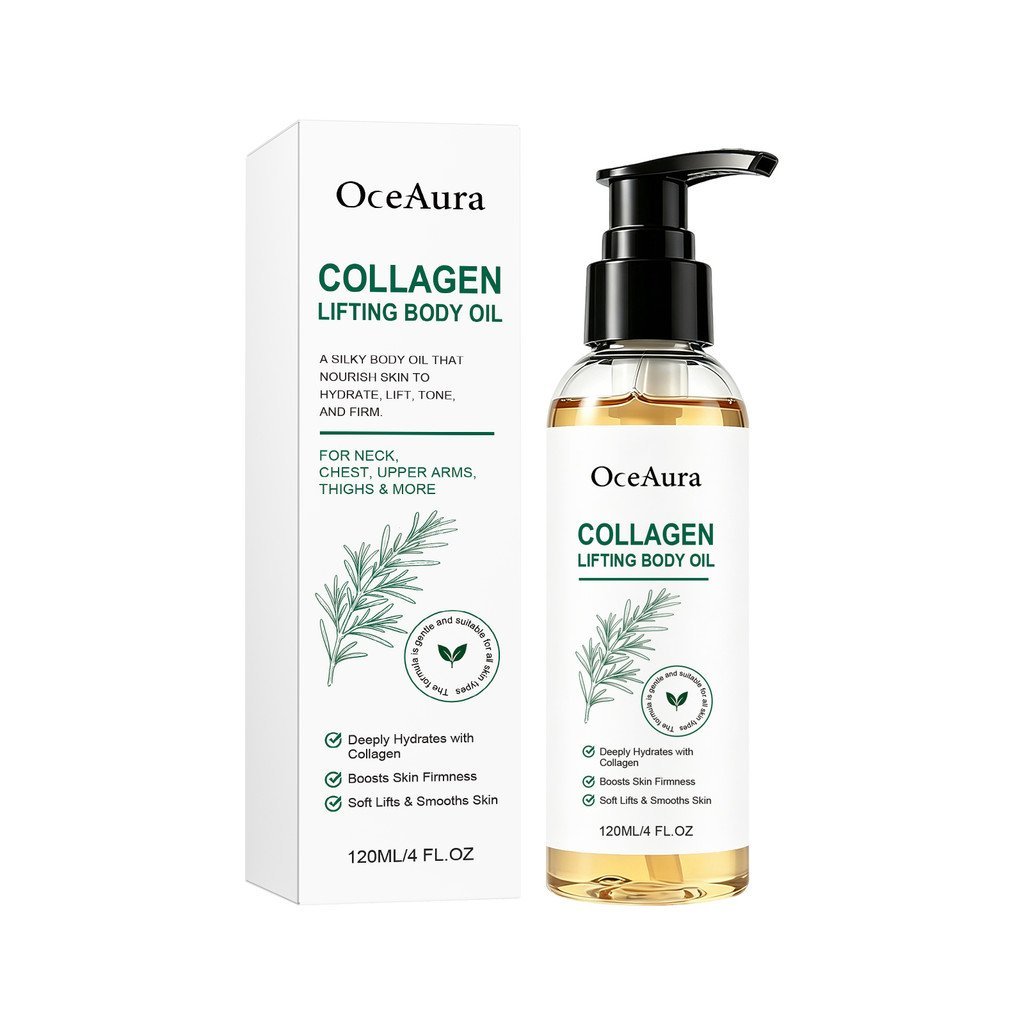 OCEAURA Collagen Body Firming Oil Light Collagen Vitamin C Dry Mature Age Moisturizing Firming Oil