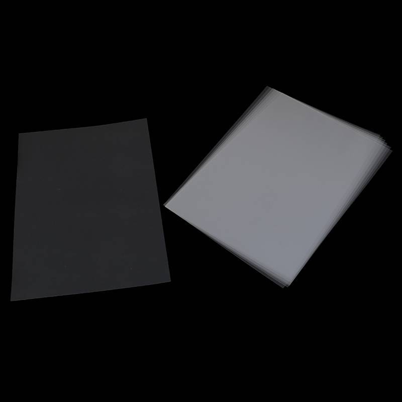 LJF 10 ชิ้น A4 Inkjet Laser Printing Transparency Film กระดาษถ่ายภาพ PCB Stencils