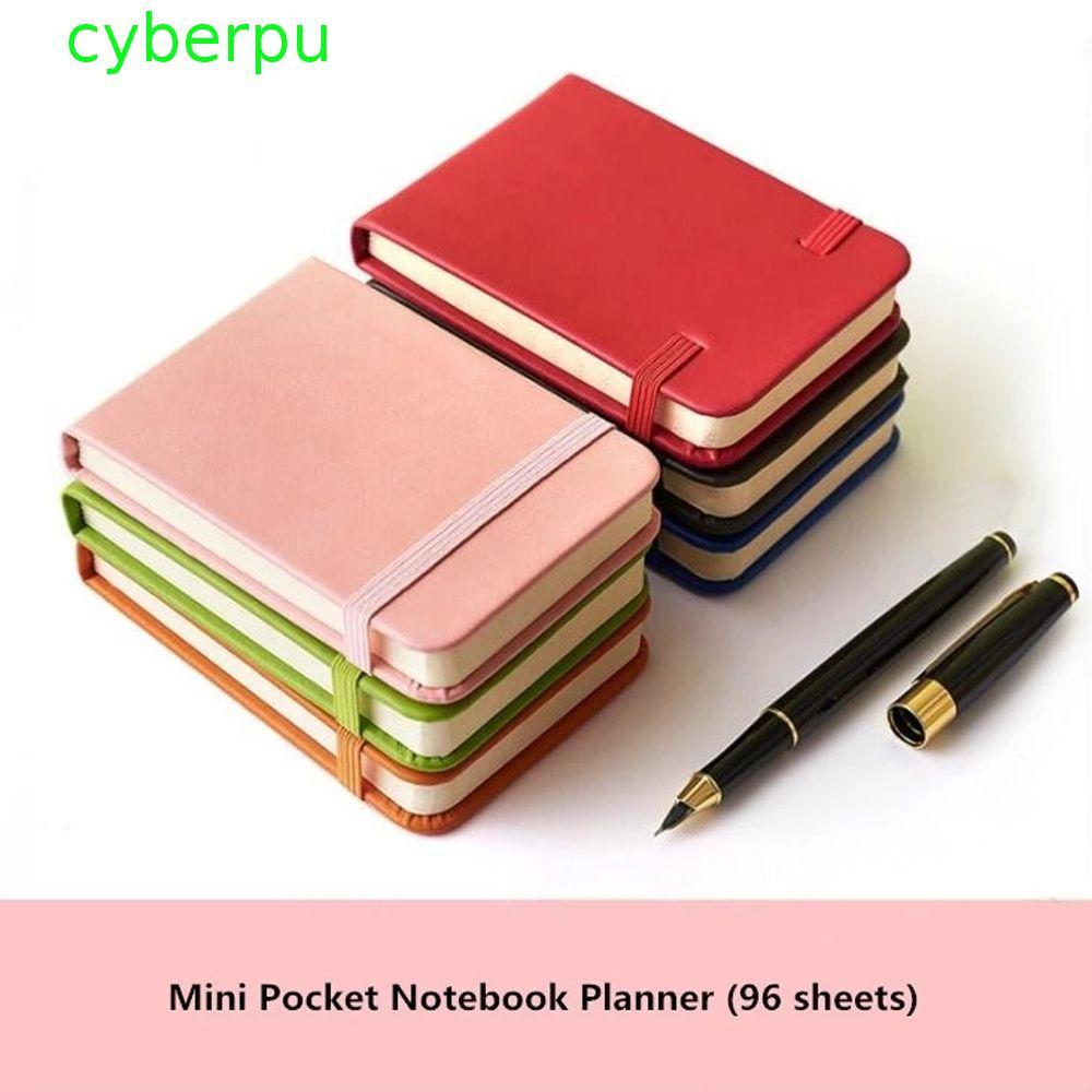 CYBERPULSE Pocket Notebook Study Work อุปกรณ์การเรียน แผ่นบันทึกรายสัปดาห์รายเดือน Agenda Mini Noteb