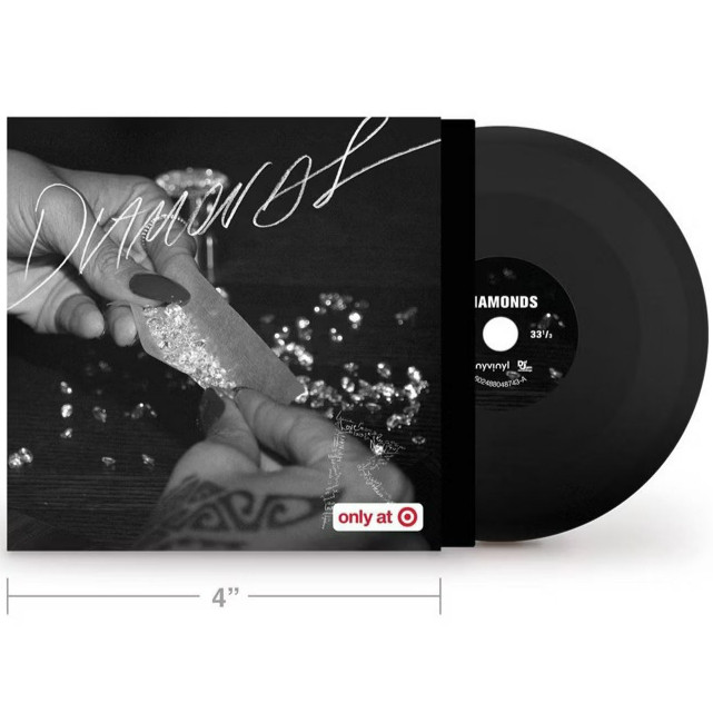 พร้อมส่ง🔥แผ่นเสียง Vinyl Rihanna - Needed Me / Diamonds Tiny Vinyl Edition ไวนิล LP [ใหม่และซีล SS]